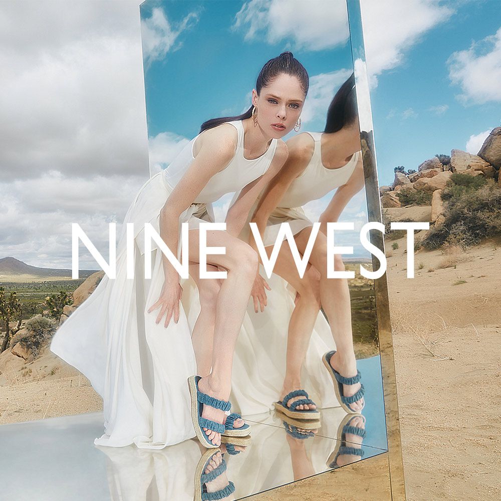 NINE WEST TADEO經典橫條 24吋前開式可擴充行李箱/防爆拉鍊旅行箱-紅色 NW31269