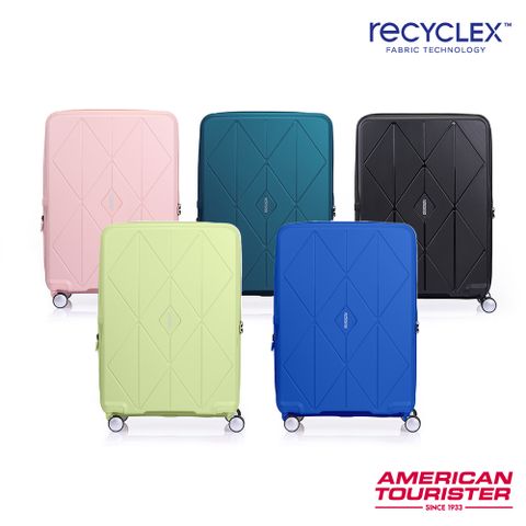 美國旅行者 AMERICAN TOURISTER 25吋 ARGYLE 菱格抗菌環保可擴充PP耐衝擊行李箱(多色可選)