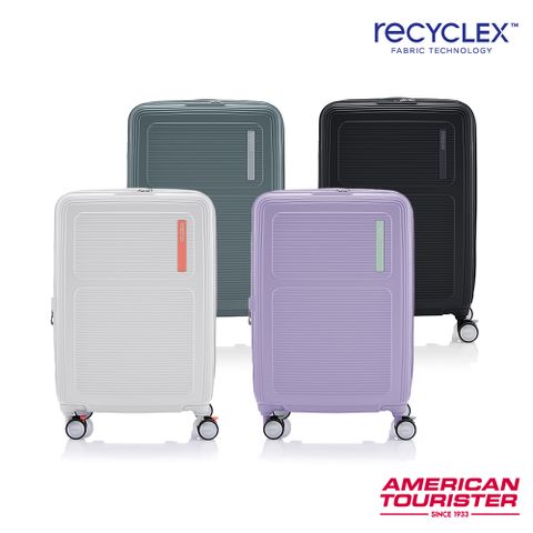 American Tourister 美國旅行者 24吋 MAXIVO 2:8可擴充大容量輕量PC防盜拉鍊煞車輪行李箱(多色可選)