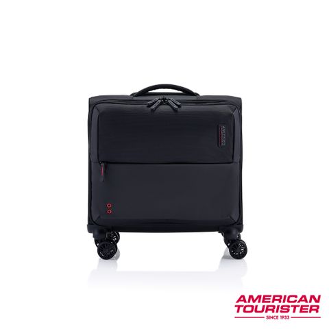 American Tourister ZORK 16吋 軟殼機長登機箱/行動辦公室/布箱(黑)