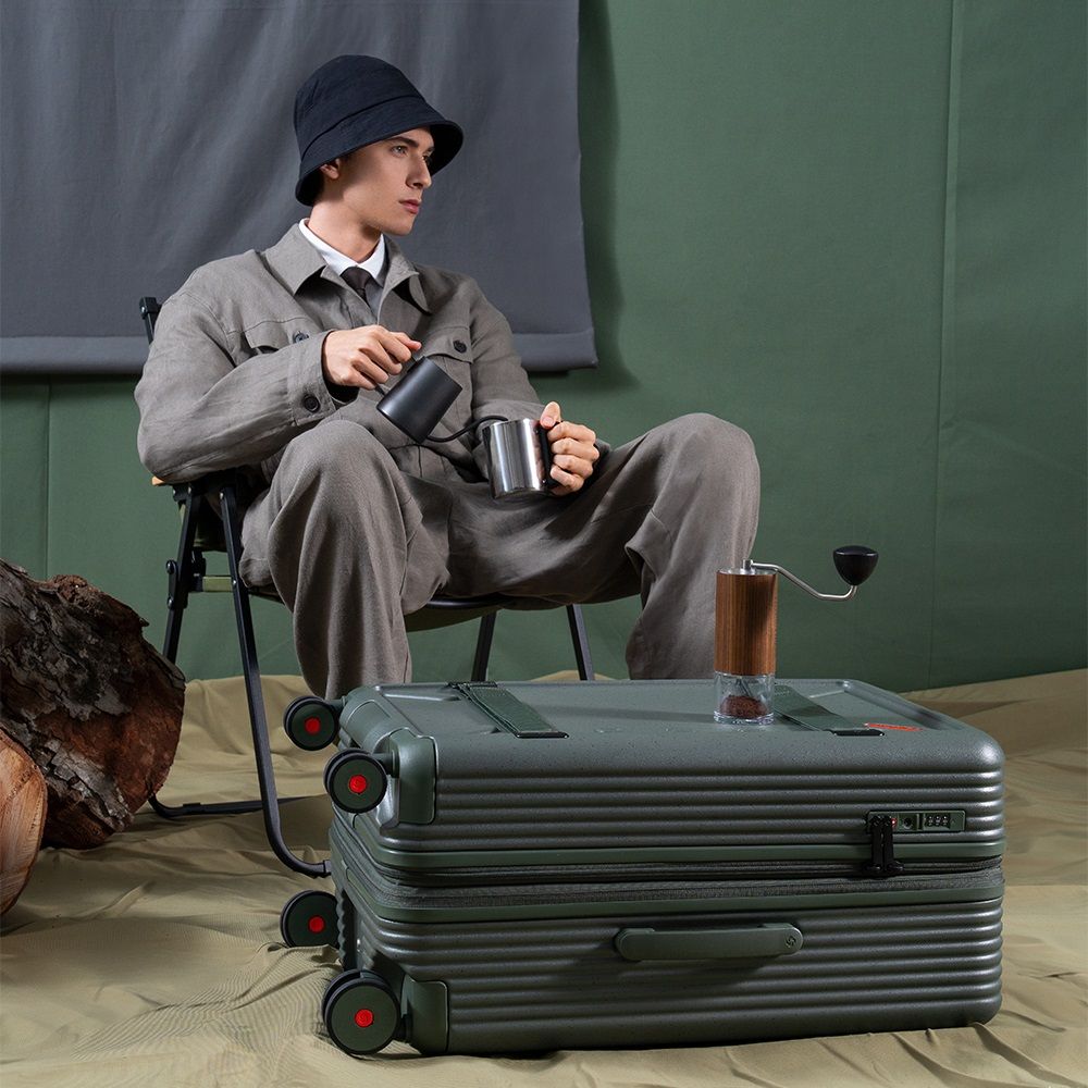 Samsonite RED 新秀麗 27吋 TOIIS XP 戶外潮流多功能可擴充大容量PC耐衝擊避震輪行李箱/胖胖箱(多色可選)