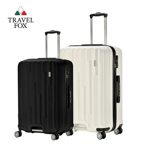 享一年保固 新品熱銷中【TRAVEL FOX 旅狐】25+29吋尊爵經典拉鍊登機行李箱兩件組