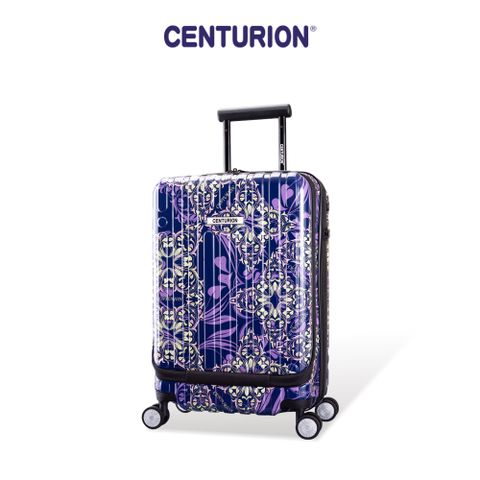 CENTURION 百夫長 20吋 頭等艙 前開式 旅行箱 藍底萬花筒 行李箱 登機箱