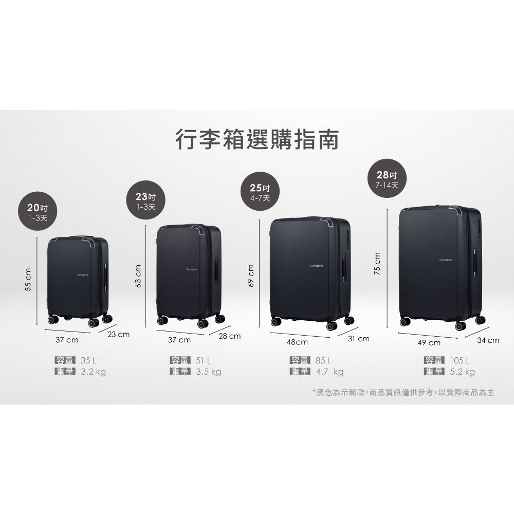 Samsonite 新秀麗 20吋 ZENPOD 寬拉桿2/8開闔PC防盜拉鍊煞車雙輪行李箱(多色可選)