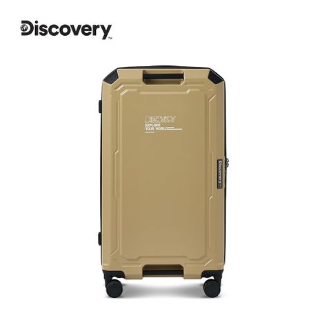 Discovery Adventures 運動款無極限雙握把28吋拉錬行李箱-沙漠棕
