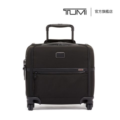 TUMI Alpha 輕便彈道尼龍公事包行李箱/機長箱 - 黑色