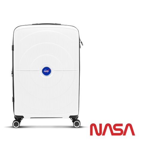 NASA SPACE 漫遊太空 科技感輕量24吋行李箱/旅行箱-彗星白 NA20004