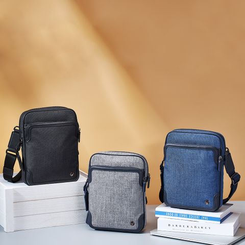 【OFFERMANN】Frankfurt 防潑水斜跨包(M)-3色