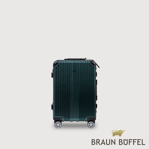 BRAUN BUFFEL 德國小金牛 台灣總代理 伊斯瑪 20吋行李箱-軍綠色/BFL01-81-MIL