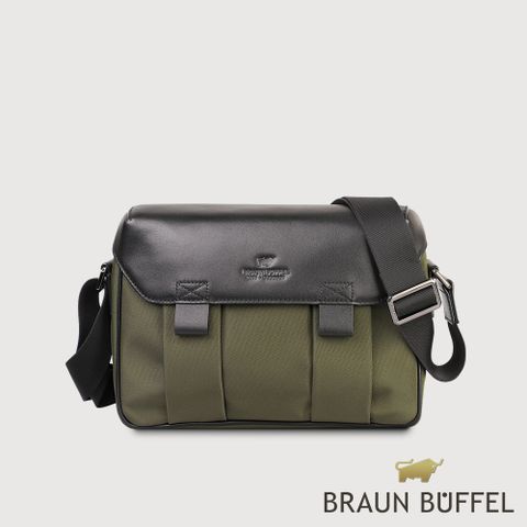 BRAUN BUFFEL 德國小金牛 台灣總代理 密斯特-N 腰胸包-海藻綠/BF543-07-SP