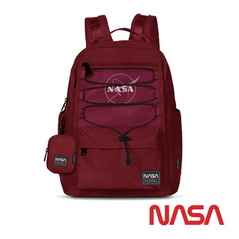 NASA SPACE太空旅人 大容量旅行後背包-火星紅 NA20002