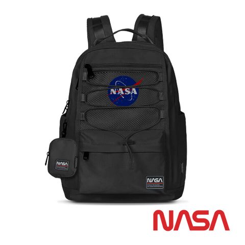 NASA SPACE太空旅人 大容量旅行後背包-星際黑 NA20002