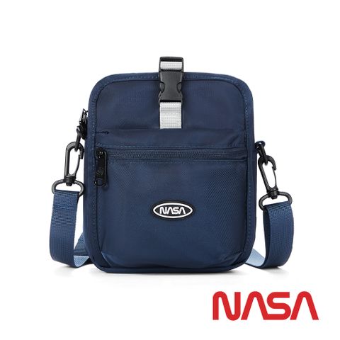 NASA SPACE 機能撞色隨身小包/側背包/斜背包-午夜藍 NA20005