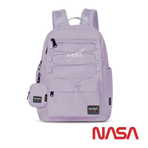 NASA SPACE太空旅人 大容量旅行後背包-星塵紫 NA20002