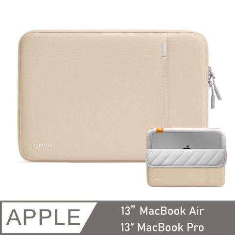 Tomtoc 360°完全防護2代 ,暖柔沙 適用 13MacBook Pro 2016年後＆MacBook Air 2018年後