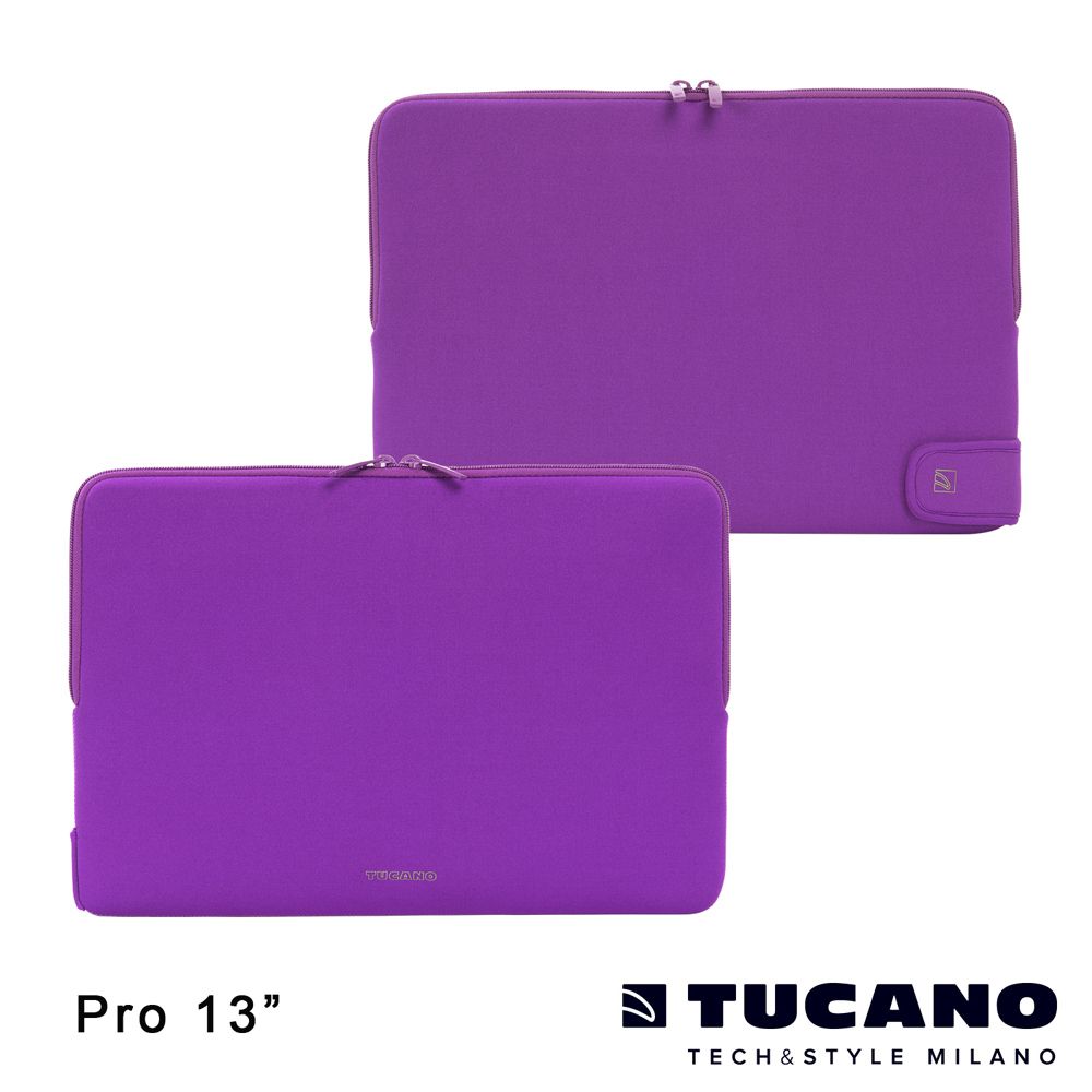 TUCANO 托卡諾 CHARGE_UP MB Air/Pro Retina 專用雙重防震內袋 13" 紫