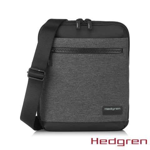 Hedgren NEXT商務系列 RFID防盜 側背扁方包 淺灰
