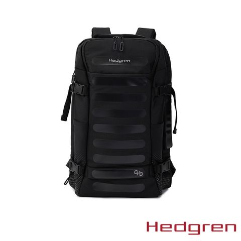 HEDGREN COMBY SS系列 RFID防盜 L Size 15.6吋 附雨套 旅行後背包 黑色