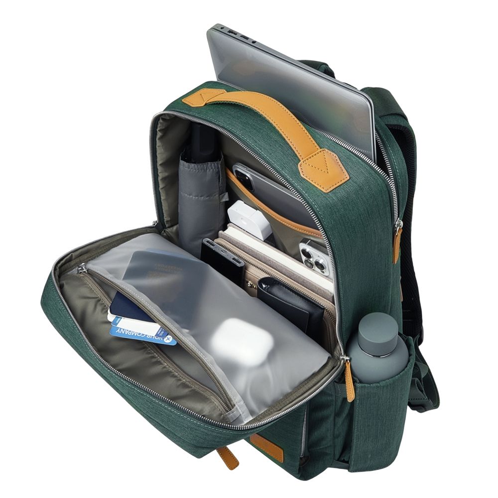 Nordace Siena Pro 15 綠色背包(旅行登山遠足上班上學)