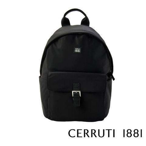 【CERRUTI 1881】頂級義大利後背包 CEZA06658N 全新專櫃展示品(黑色)