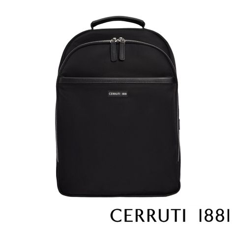 【CERRUTI 1881】頂級義大利後背包 CEZA06668N 全新專櫃展示品(黑色)