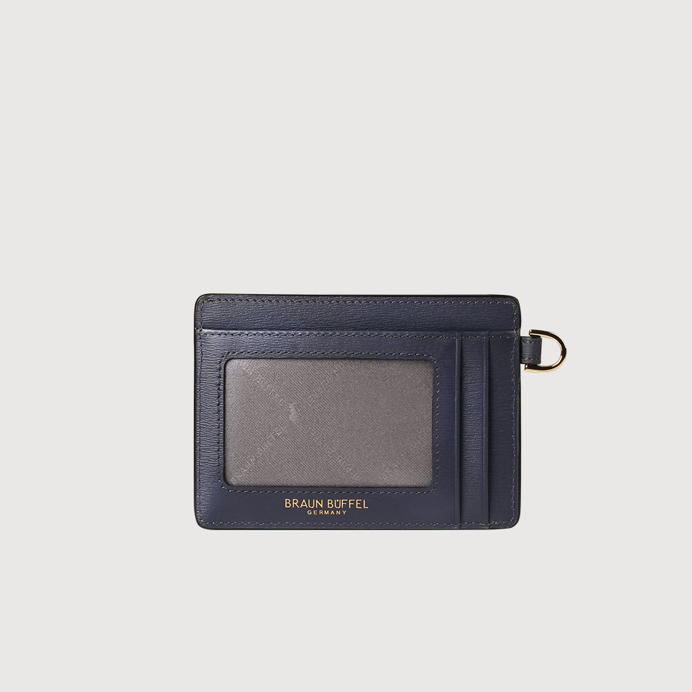 BRAUN BUFFEL 德國小金牛 台灣總代理 城市 證件夾-午夜藍/BF817-170-MNB