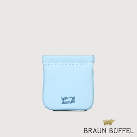 BRAUN BUFFEL 德國小金牛 台灣總代理 朋馬氏 萬用包-冰藍色/BF825-710-GB