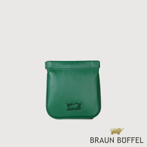 BRAUN BUFFEL 德國小金牛 台灣總代理 朋馬氏 萬用包-孔雀石綠/BF825-710-MC