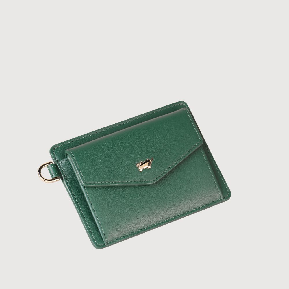 BRAUN BUFFEL 德國小金牛 台灣總代理 城市-A 證件夾-常綠色/BF841-170-EG