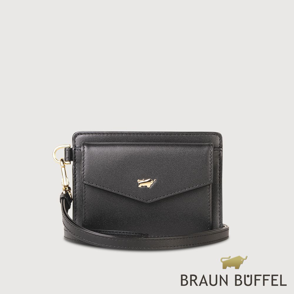 BRAUN BUFFEL 德國小金牛 台灣總代理 城市-A 證件夾-黑色/BF841-170-BK