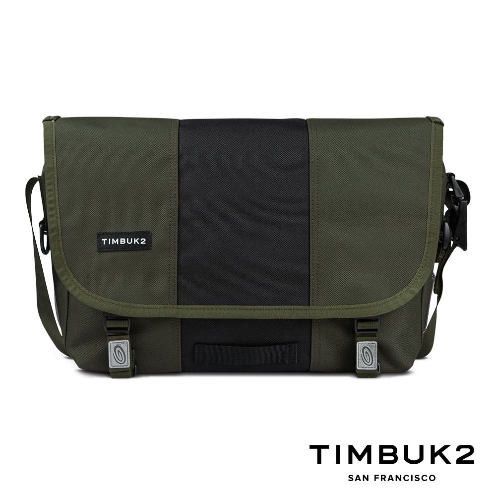 TIMBUK2 Classic Messenger CorduraR Eco 13 吋經典郵差包 -森綠黑拼色