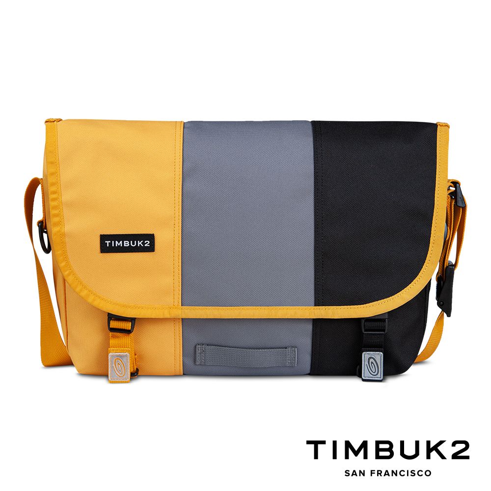 Timbuk2 Classic Messenger CorduraR Eco 13 吋經典郵差包-黃灰黑拼色