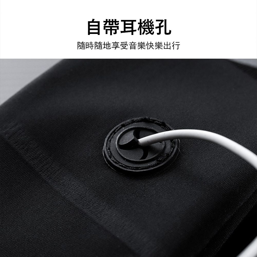 Gordi 時尚超薄運動腰包 戶外跑步登山手機包 夜間反光條 健走防盜腰包