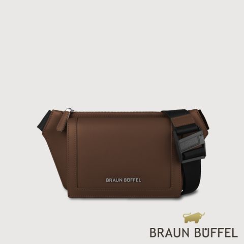 【BRAUN BUFFEL 德國小金牛】台灣總代理 摩森 摩森 腰胸包-培土棕/BF562-07-POS