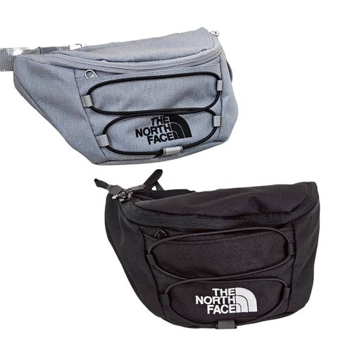 The North Face TNF 北臉 前綁繩 防潑水 腰包 隨身小包 斜背包 灰/黑