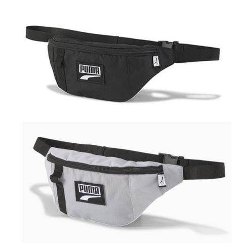 PUMA 彪馬 DECK腰包-臀包 側背包 慢跑 斜背包 07690601 黑白 07690602 灰色