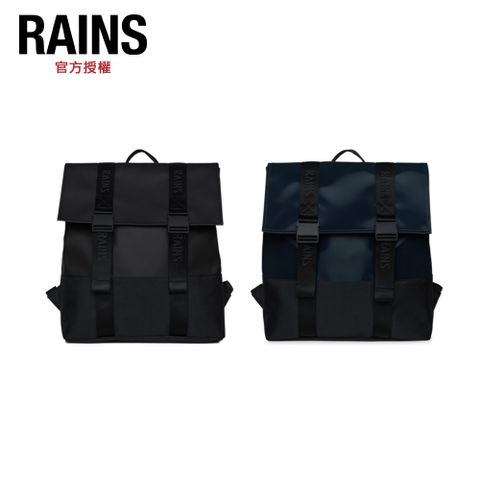 Rains Trail MSN Bag LOGO織帶防水雙扣環後背包(13770)