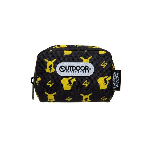 【OUTDOOR】Pokemon聯名款潮黑皮卡丘單層零錢包-黑色 ODGO20B12BK