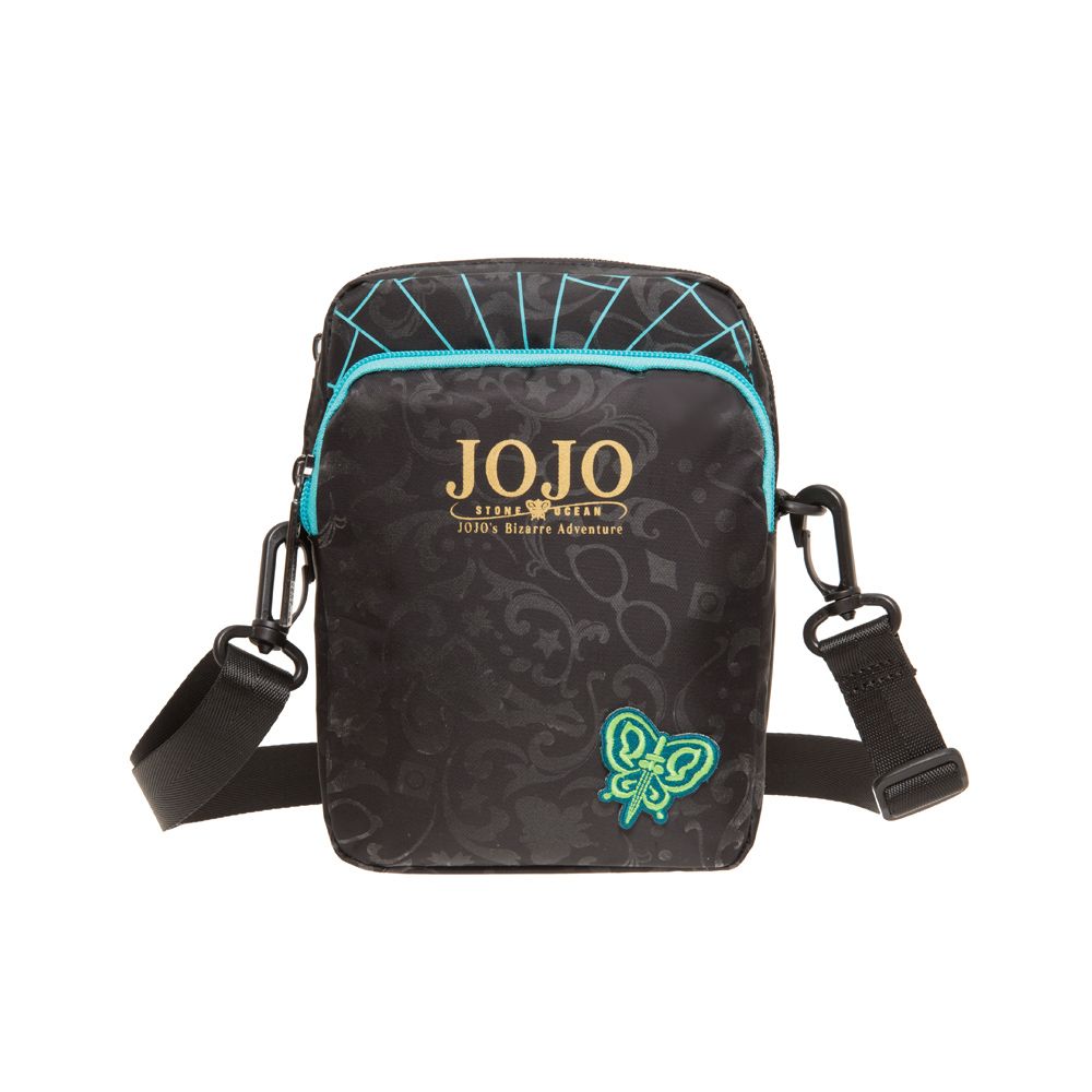 OUTDOOR JoJo的奇妙冒險 石之海 空條徐倫 直式側背包-黑 JO22A161BK