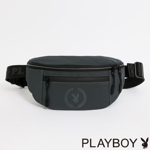 PLAYBOY - 單肩背包 Spirt系列 - 灰色
