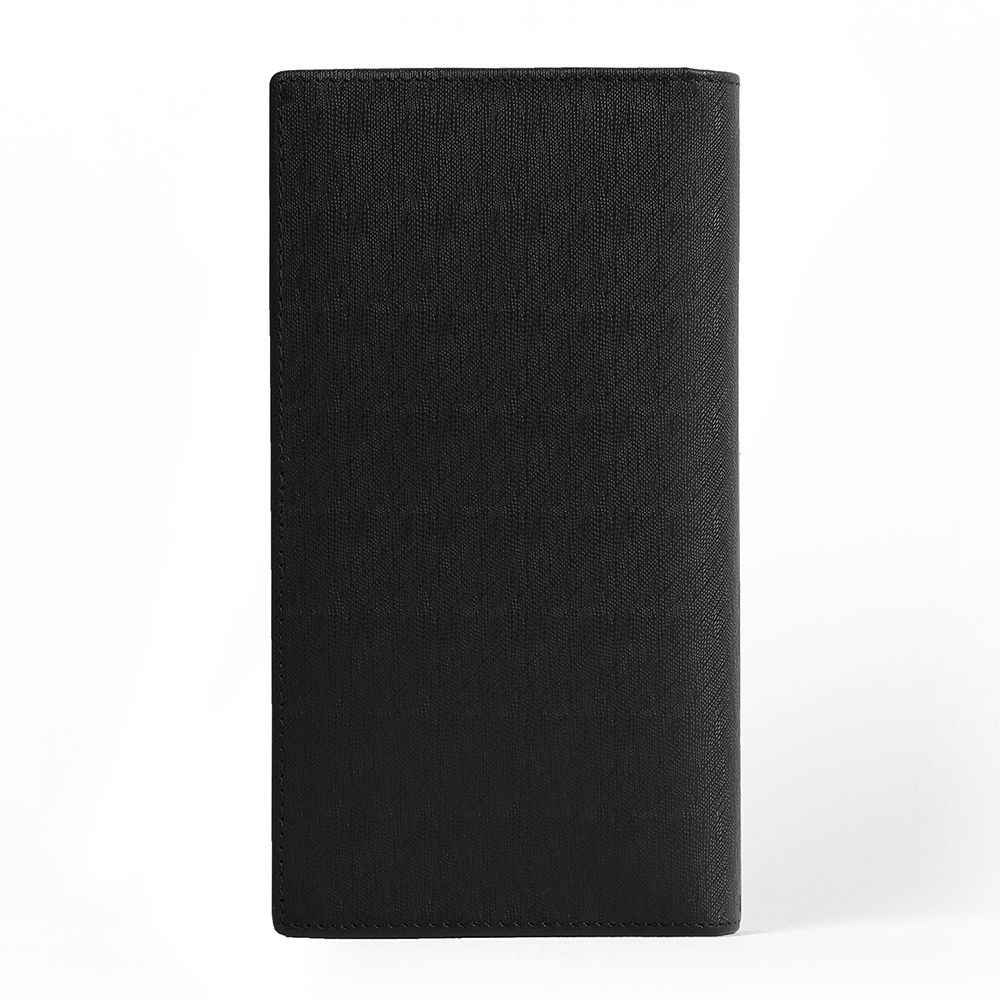 BRAUN BUFFEL 德國小金牛 HOMME-M 紳士系列 17卡拉鍊零錢長夾-黑色/BF306-301-BK