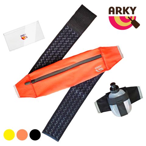 模組設計 防滑多功能ARKY Attach&amp;Run Belt 單車/路跑/馬拉松必備 閃電腰包 全配 (三色可選)