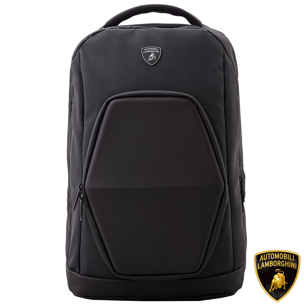 藍寶堅尼 【Automobili Lamborghini】 頂級義大利超跑運動後背包 LBZA00327T 全新專櫃展示品(黑色)