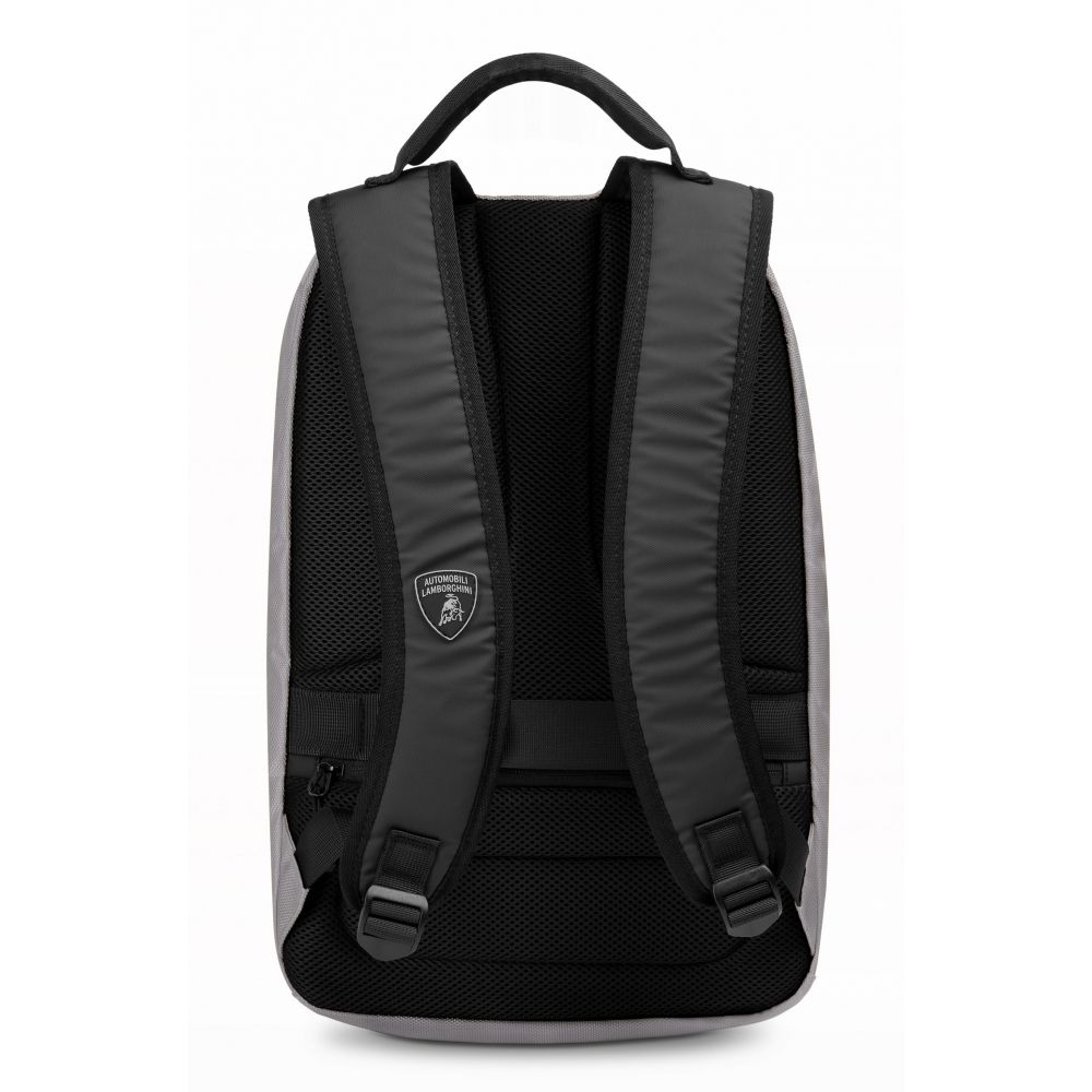 藍寶堅尼 【Automobili Lamborghini】 限量2折 頂級義大利超跑運動後背包 LBZA00258T 全新專櫃展示品(灰色)