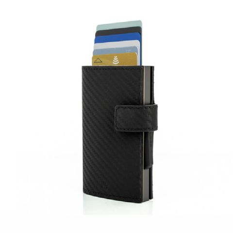 OgonDesigns Cascade Wallet SNAP RFID 安全防盜環扣真皮三摺錢包