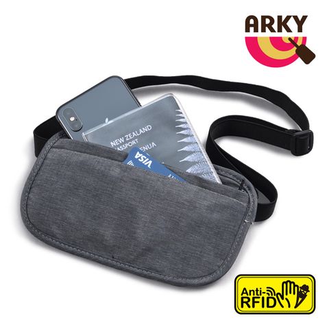 防盜刷 隨身必備ARKY RFID防盜拷貼身收納頸掛/腰包