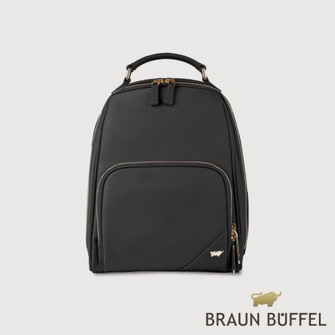 BRAUN BUFFEL 德國小金牛 【台灣總代理 瑪普爾 後背包-黑色/BF837-72-BK