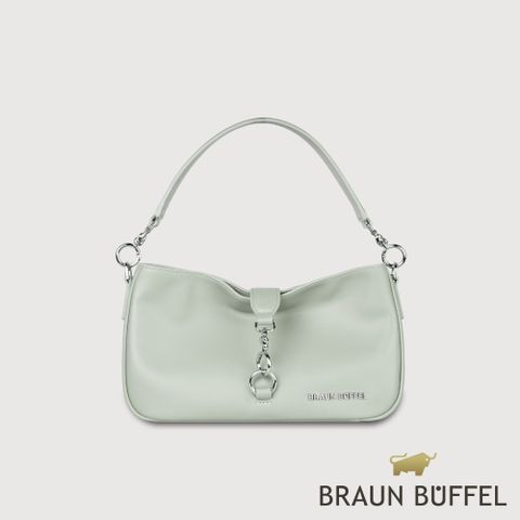 BRAUN BUFFEL 德國小金牛 台灣總代理 馬克西 小肩包-薄荷綠/BF847-26-FM