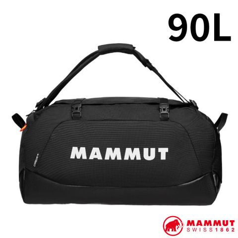 MAMMUT 長毛象 Cargon 背提兩用旅行袋 90L.手提行李袋.旅行背包/自助旅行.出國旅遊/2570-02081-0001 黑