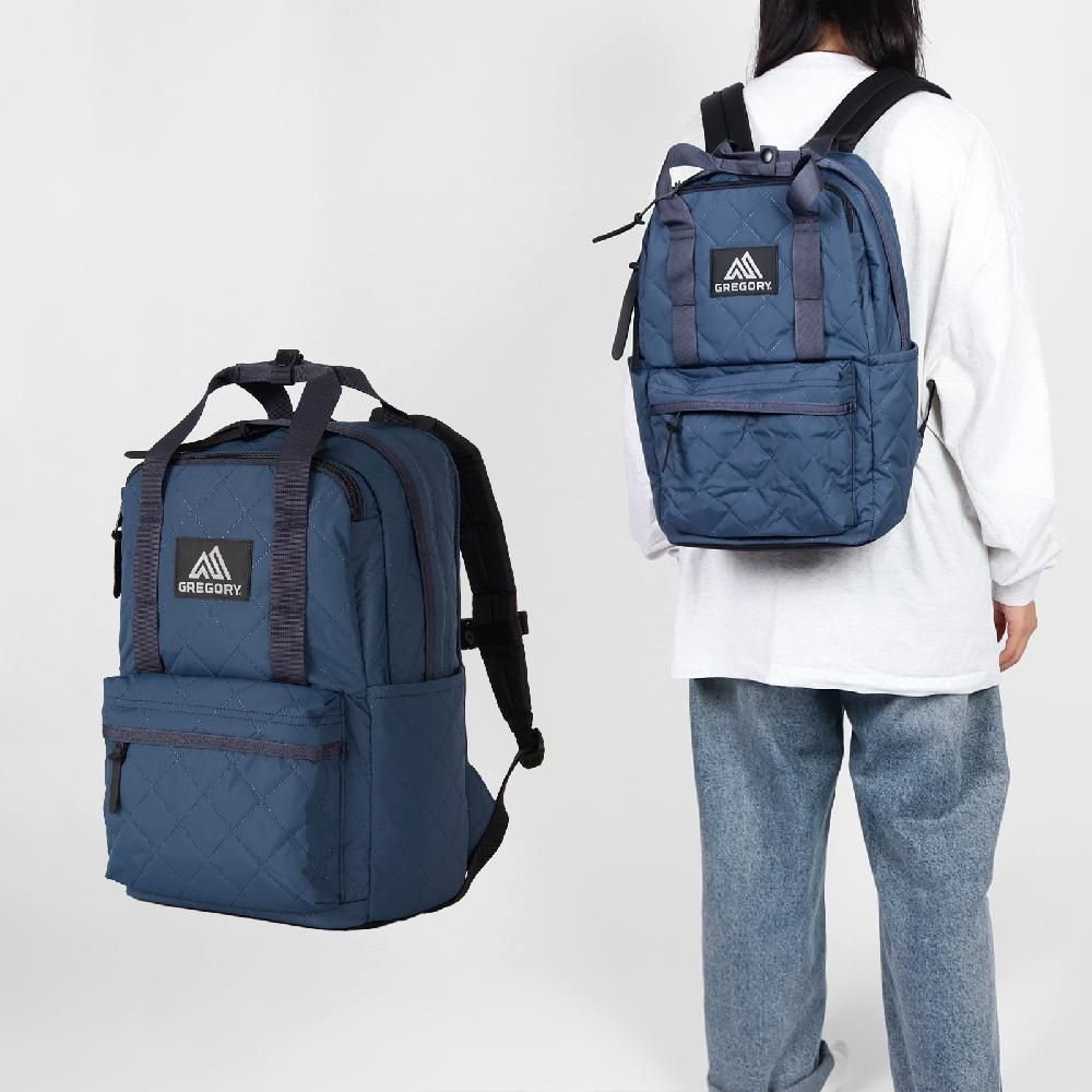 Gregory 後背包 18L EASY PEASY DAY 深藍格紋 CORDURA 抗撕裂 背包 雙肩包 包包 103868A502
